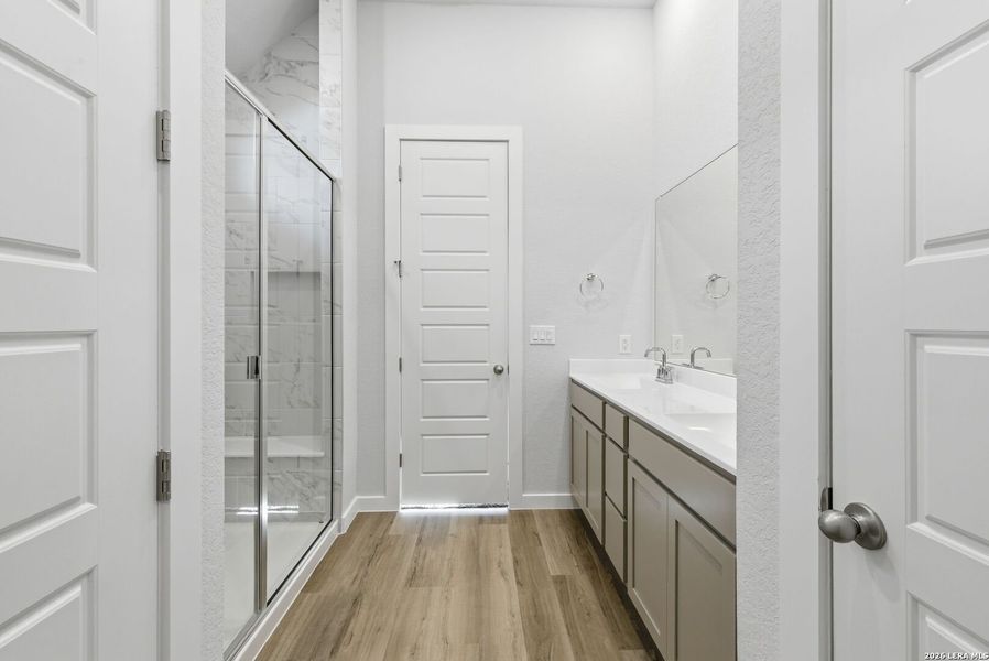 Furnished interior view inside a new home in The Meadows at Hunters Ranch, San Antonio (Image 7).
