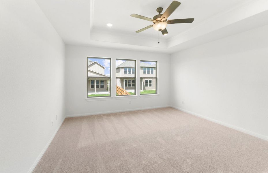 Spacious, unfurnished interior of a new home in Santa Rita Ranch, Liberty Hill (Image 14). Spacious, unfurnished interior of a new home in Santa Rita Ranch, Liberty Hill (Image 14).