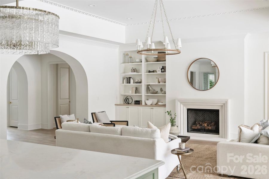 Furnished interior view inside a new home in , Charlotte (Image 18).