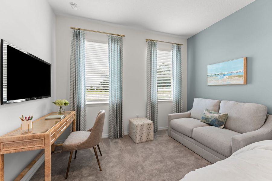 Representative furnished interior of a home built from the The Webber by Stanley Martin Homes in Kentucky Square, Sanford (Image 5).