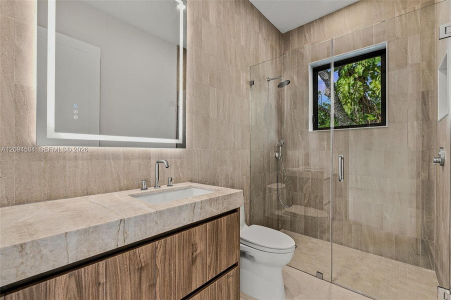 Furnished interior view inside a new home in , South Miami (Image 14).
