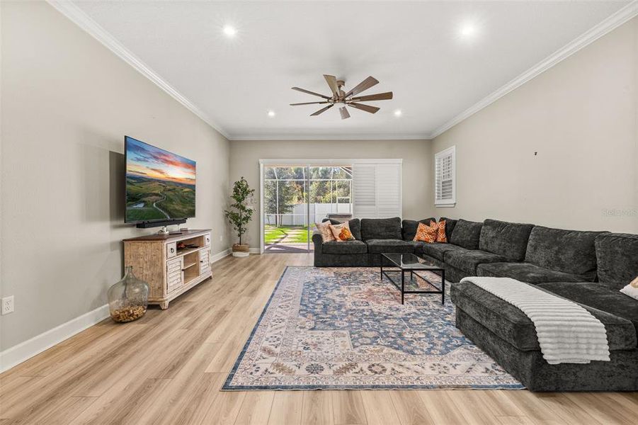 Furnished interior view inside a new home in , Celebration (Image 78).