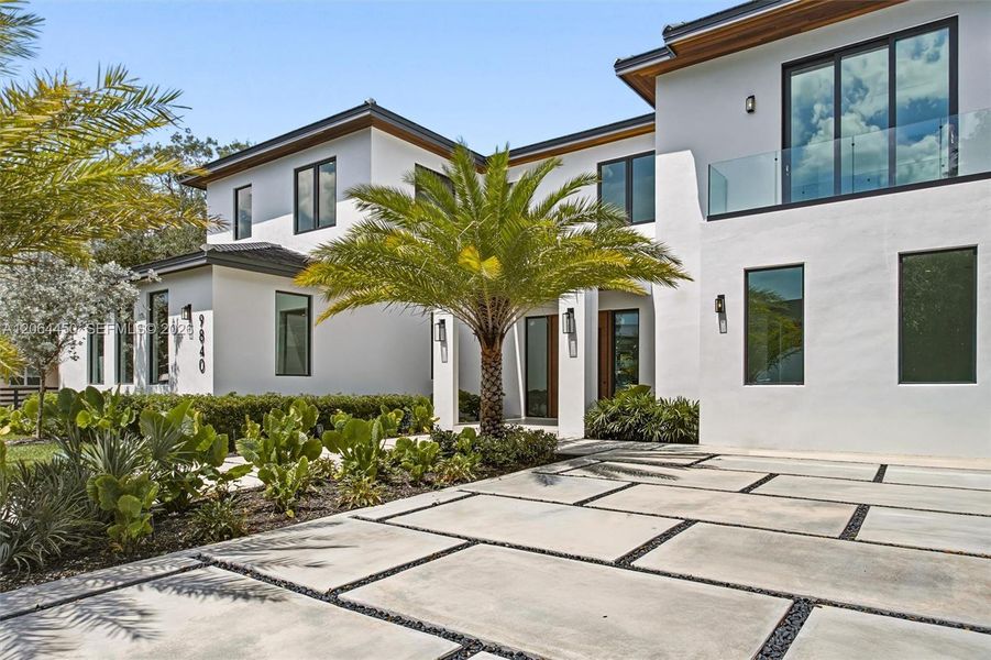 two story home with 6 suites.