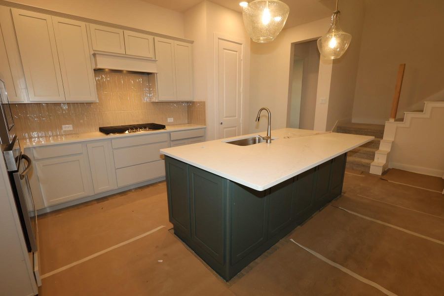 In-progress construction of a new home in Sienna - Landmark Row Collection, Missouri City, TX (Image 18). In-progress construction of a new home in Sienna - Landmark Row Collection, Missouri City, TX (Image 18).