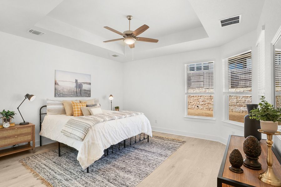 Representative furnished interior of a home built from the Grace by Chesmar Homes in Parkside on the River, Georgetown (Image 7). Representative furnished interior of a home built from the Grace by Chesmar Homes in Parkside on the River, Georgetown (Image 7).