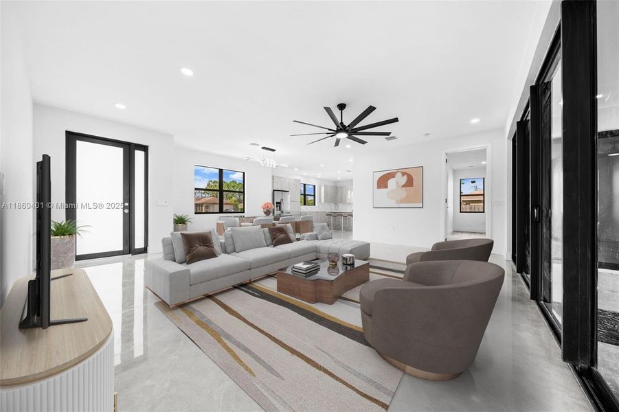 Furnished interior view inside a new home in , Palm Bay (Image 8).