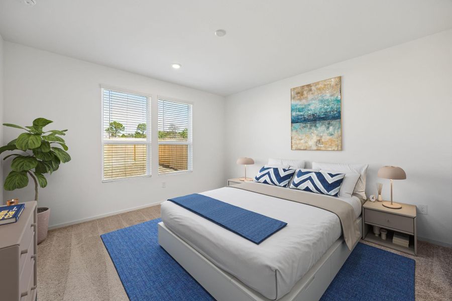 Furnished interior view inside a new home in Decker Farms, Magnolia (Image 9).