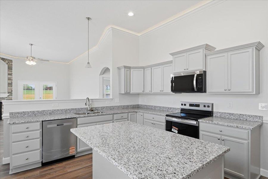 Furnished interior view inside a new home in Bent Tree, Gaffney (Image 8).