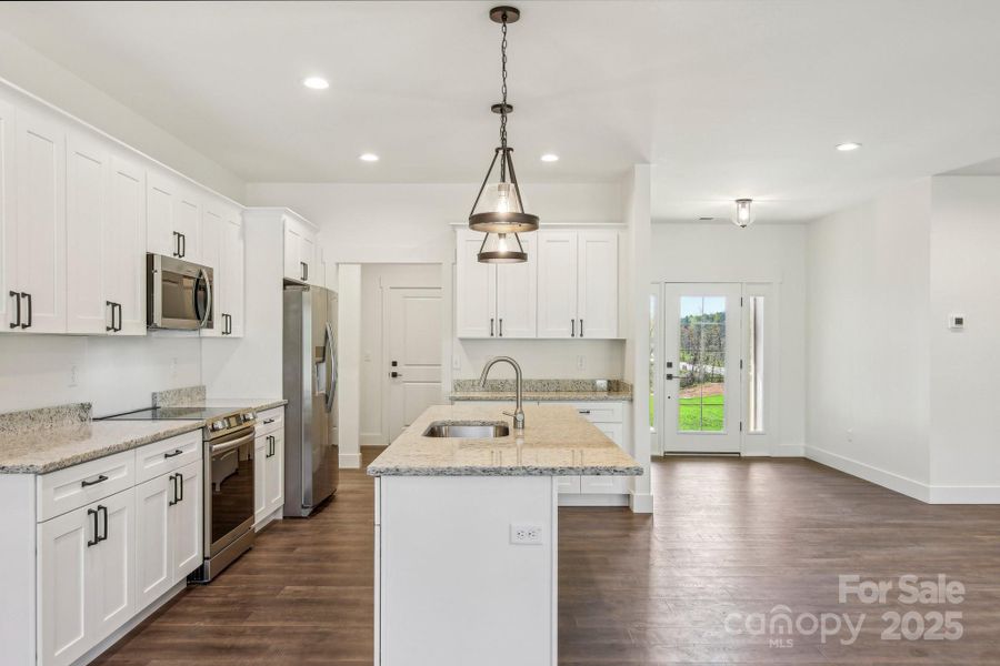 Furnished interior view inside a new home in , Hendersonville (Image 7).