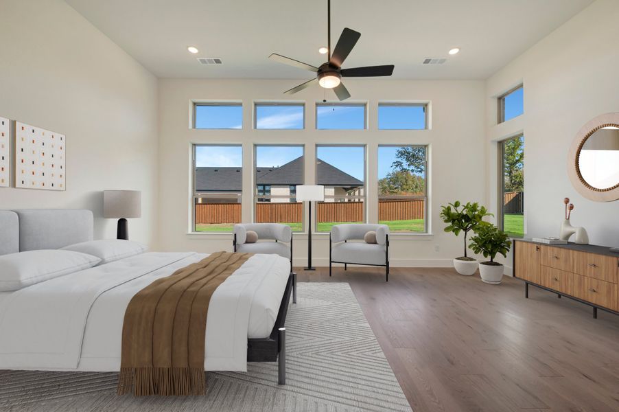 Furnished interior view inside a new home in Northshore at Lakewood Village - Estate Series, Lakewood Village (Image 6).