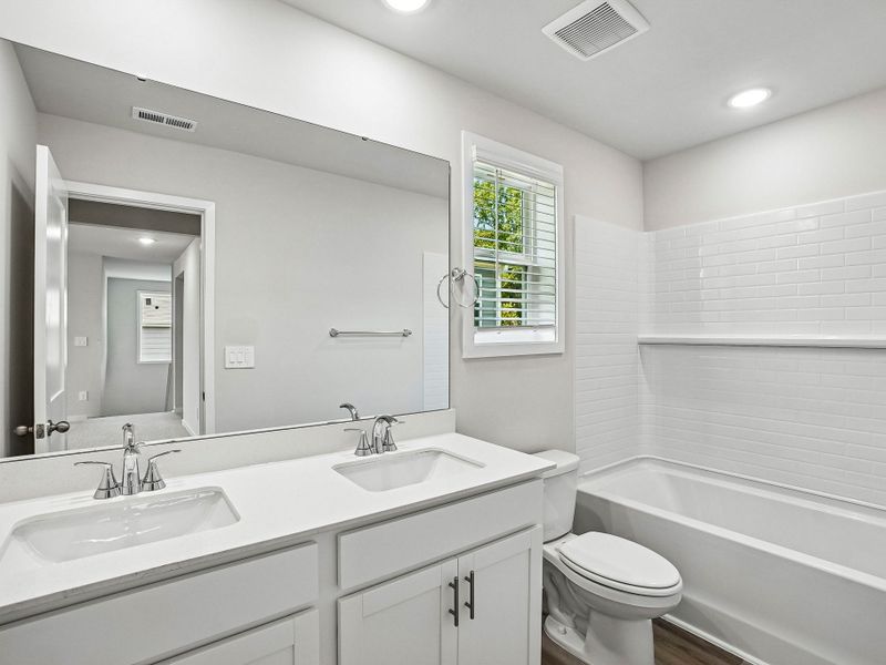 Furnished interior view inside a new home in The Heritage at Buffaloe Reserve, Raleigh (Image 9). Furnished interior view inside a new home in The Heritage at Buffaloe Reserve, Raleigh (Image 9).