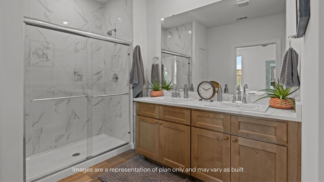 Furnished interior view inside a new home in Westmont, Lubbock (Image 18).
