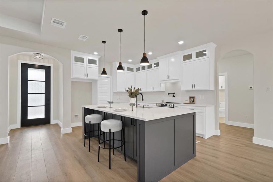 Furnished interior view inside a new home in , Decatur (Image 12).