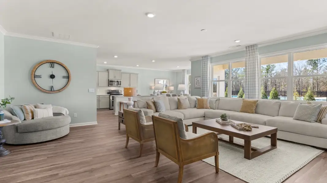 Representative furnished interior of a home built from the Denton by D.R. Horton in Jackson Landing, Jefferson (Image 20). Representative furnished interior of a home built from the Denton by D.R. Horton in Jackson Landing, Jefferson (Image 20).