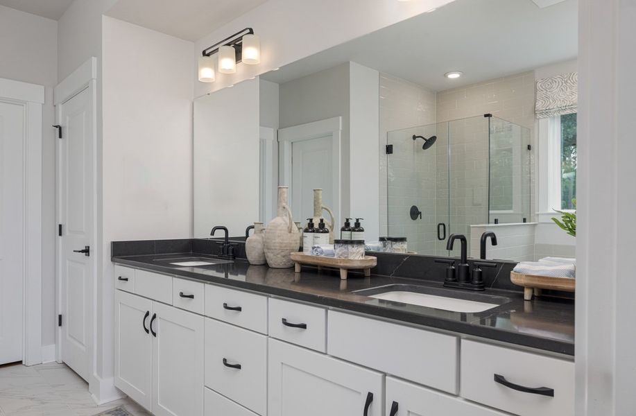 Furnished interior view inside a new home in The Oaks, Goose Creek (Image 12).