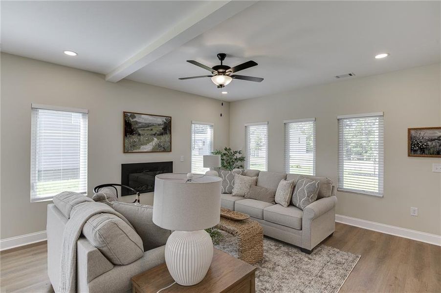 Furnished interior view inside a new home in , Toccoa (Image 17). Furnished interior view inside a new home in , Toccoa (Image 17).