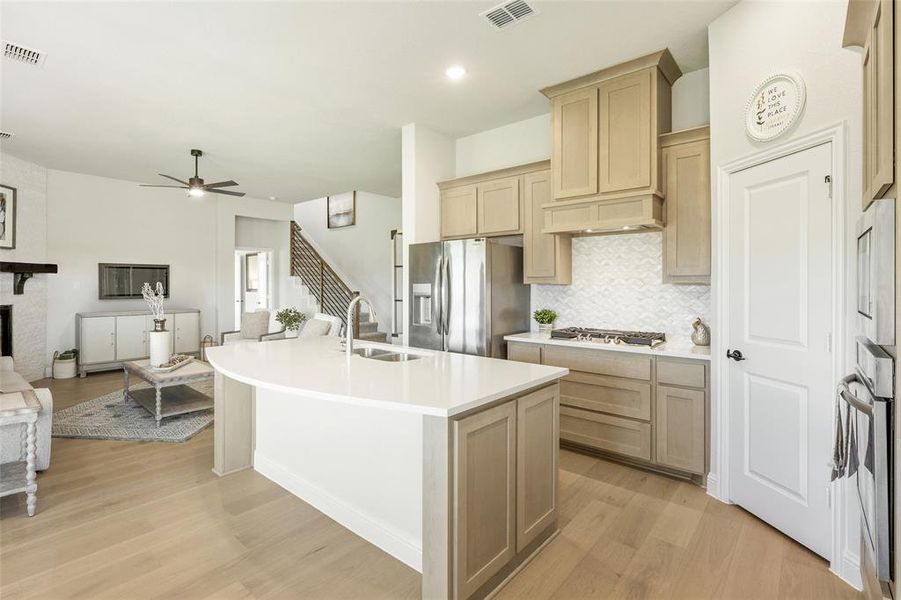 Furnished interior view inside a new home in Abe's Landing, Granbury (Image 8). Furnished interior view inside a new home in Abe's Landing, Granbury (Image 8).