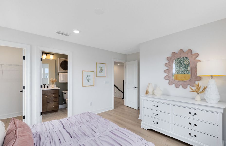 Representative furnished interior of a home built from the Serena by Pulte Homes in Westerly Park at Wildlight, Wildlight (Image 30).