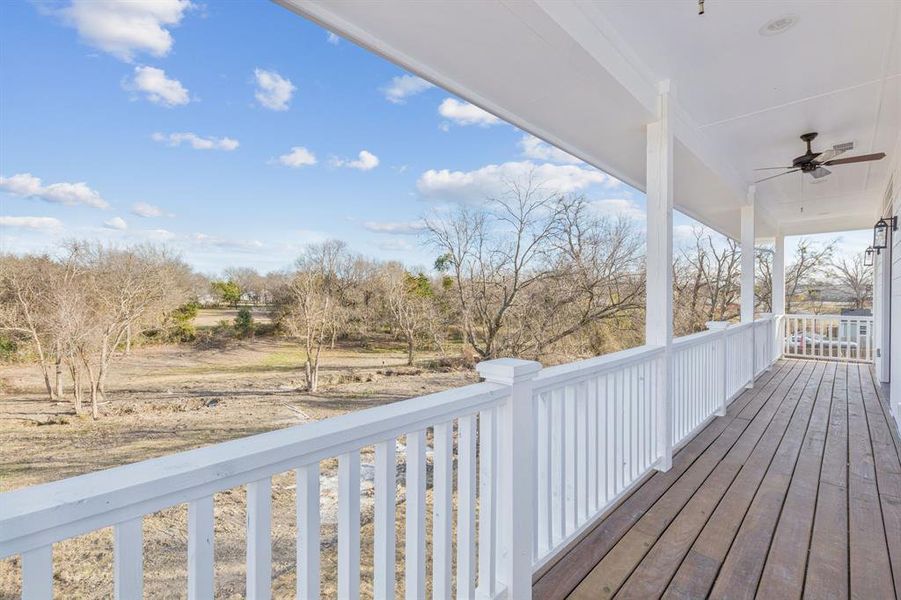 39ft balcony off the 2nd floor primary
