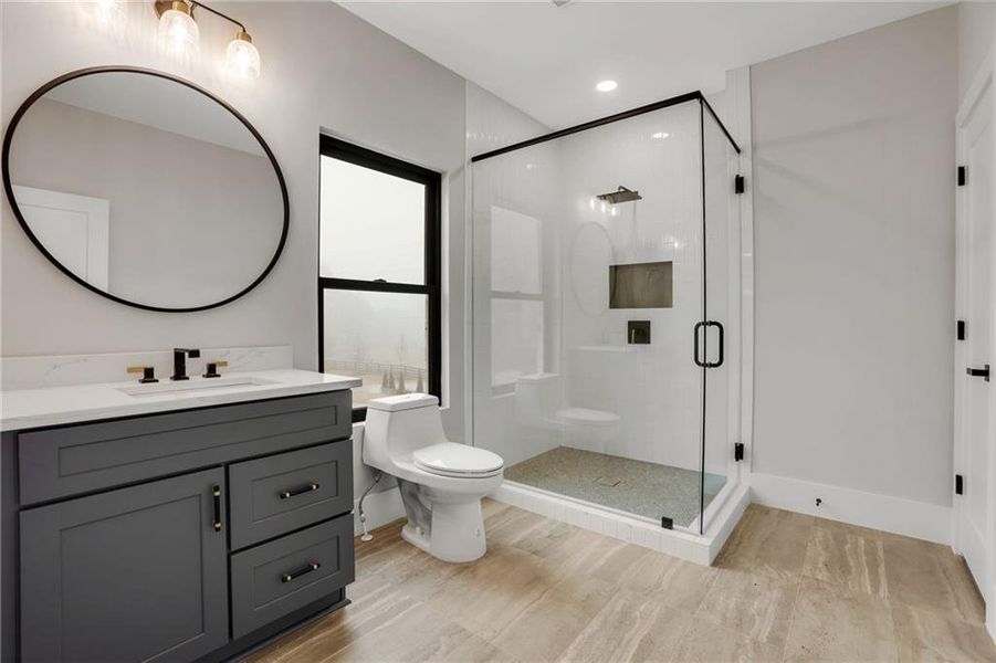 Furnished interior view inside a new home in , Milton (Image 39).