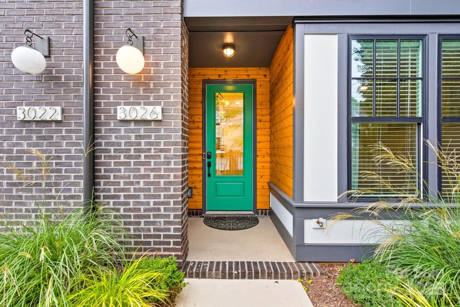 Exterior details and patio area of a home in , Charlotte (Image 1). Exterior details and patio area of a home in , Charlotte (Image 1).