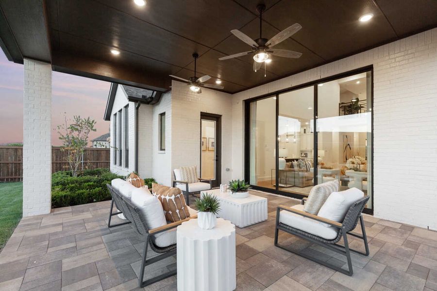 Representative Patio - some options shown