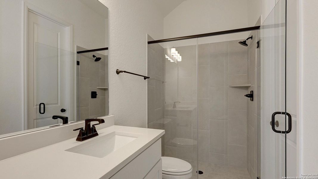 Furnished interior view inside a new home in Corley Farms 50', Boerne (Image 13).