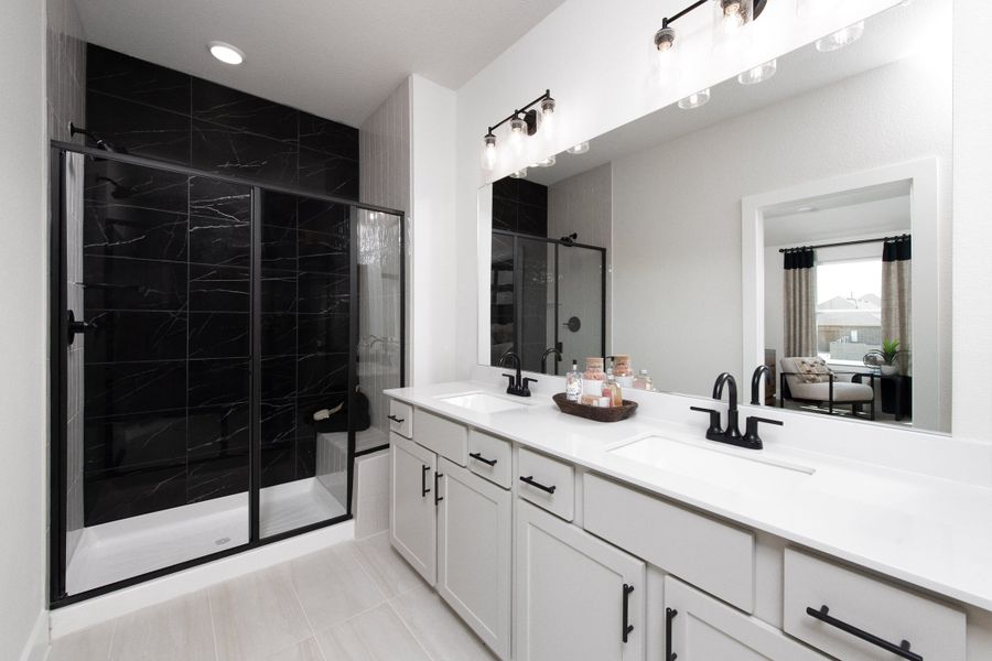 Representative furnished interior of a home built from the Chicory by Tri Pointe Homes in The Retreat at Harvest, Argyle (Image 5).