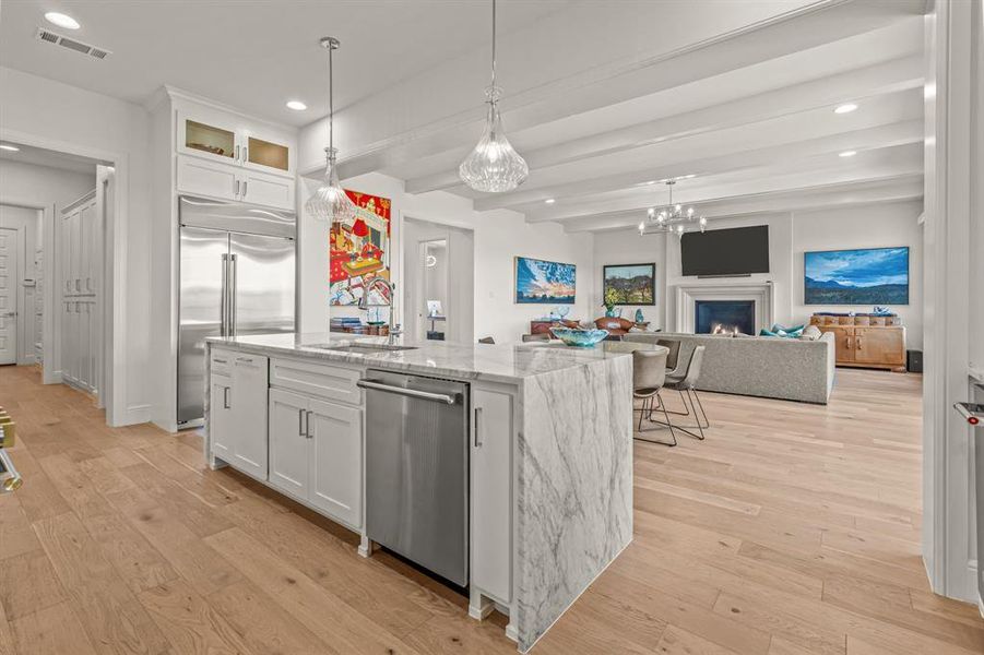 Furnished interior view inside a new home in , Fort Worth (Image 5).