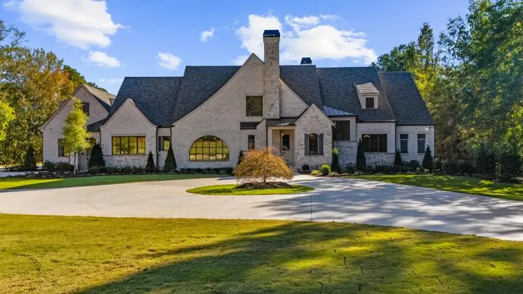 Front exterior of a new home in , Milton, GA, highlighting curb appeal (Image 27).