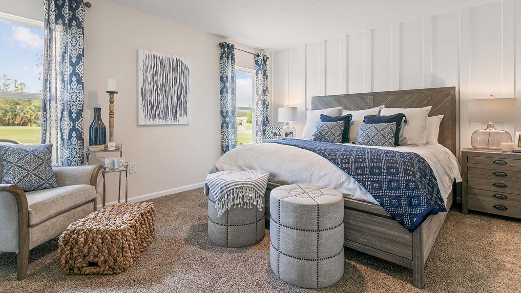 Furnished interior view inside a new home in Grand Reserve, Bunnell (Image 18).