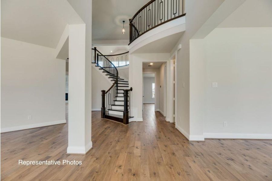 Representative unfurnished interior of a home built from the Grand Lantana by Grand Homes in Cedar Ridge Estates, Grand Prairie (Image 13). Representative unfurnished interior of a home built from the Grand Lantana by Grand Homes in Cedar Ridge Estates, Grand Prairie (Image 13).