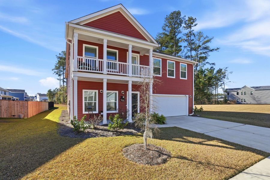 Front exterior of a new home in , Summerville, SC, highlighting curb appeal (Image 2). Front exterior of a new home in , Summerville, SC, highlighting curb appeal (Image 2).