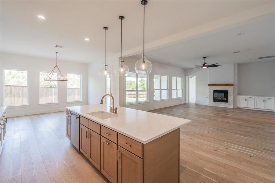 Furnished interior view inside a new home in , Haslet (Image 8).