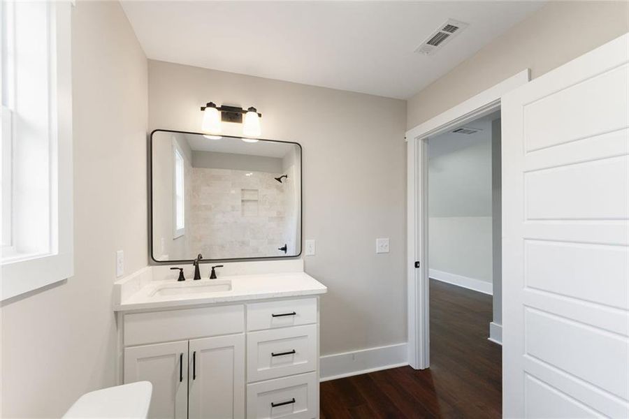 Furnished interior view inside a new home in , Sautee Nacoochee (Image 12).