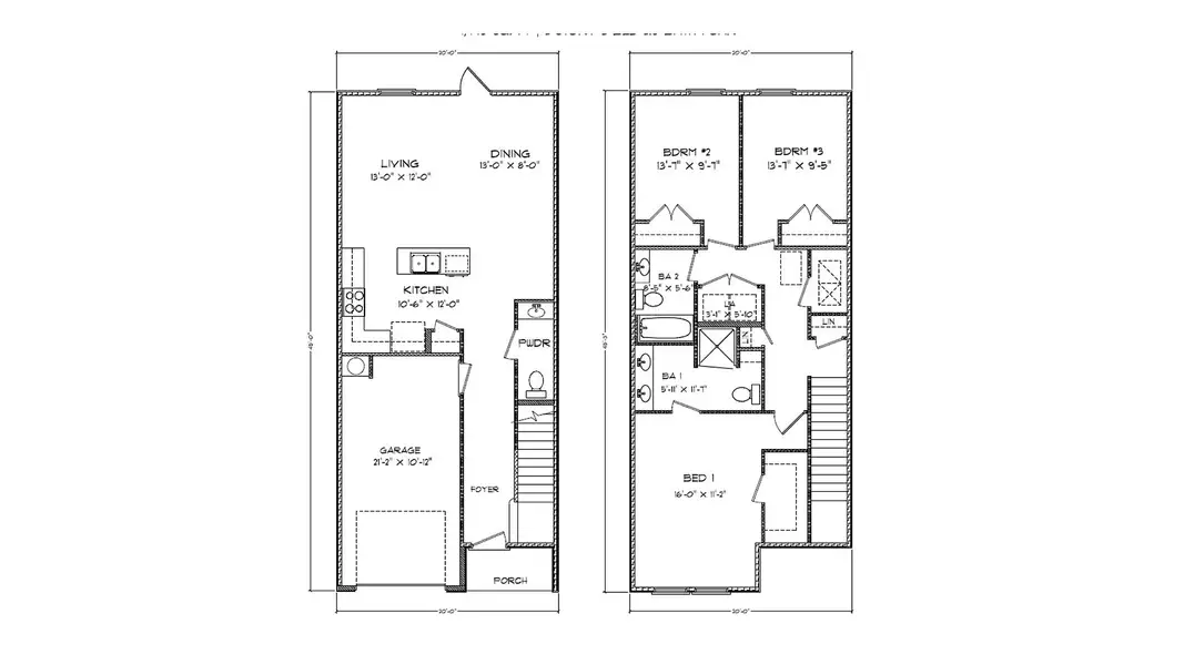 2D floor plan layout of this home in Hawks Landing Townhomes, Santa Rosa Beach, FL (Image 4). 2D floor plan layout of this home in Hawks Landing Townhomes, Santa Rosa Beach, FL (Image 4).