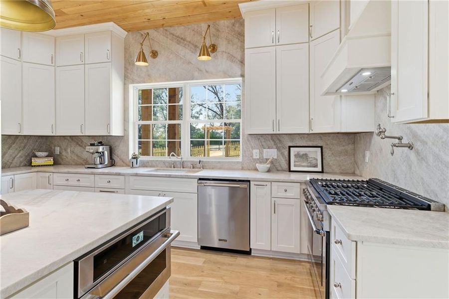 Furnished interior view inside a new home in , Marietta (Image 19).