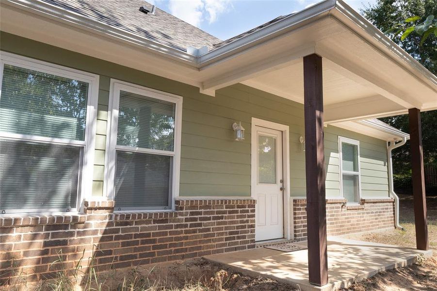 Exterior details and patio area of a home in , Lindale (Image 22). Exterior details and patio area of a home in , Lindale (Image 22).