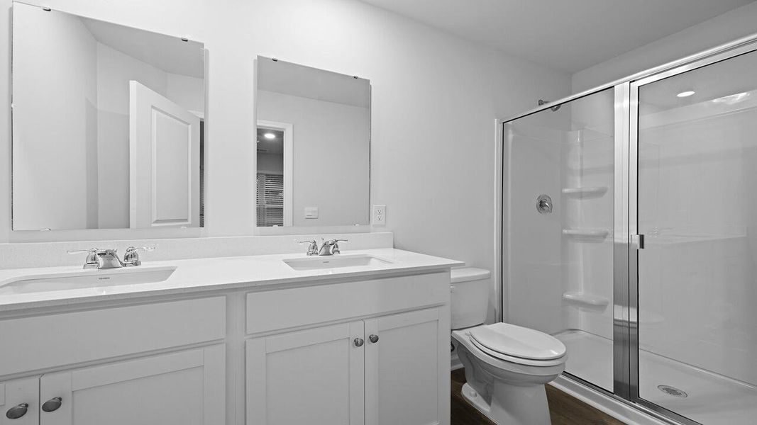 Furnished interior view inside a new home in Garbon Fields, Summerville (Image 14).