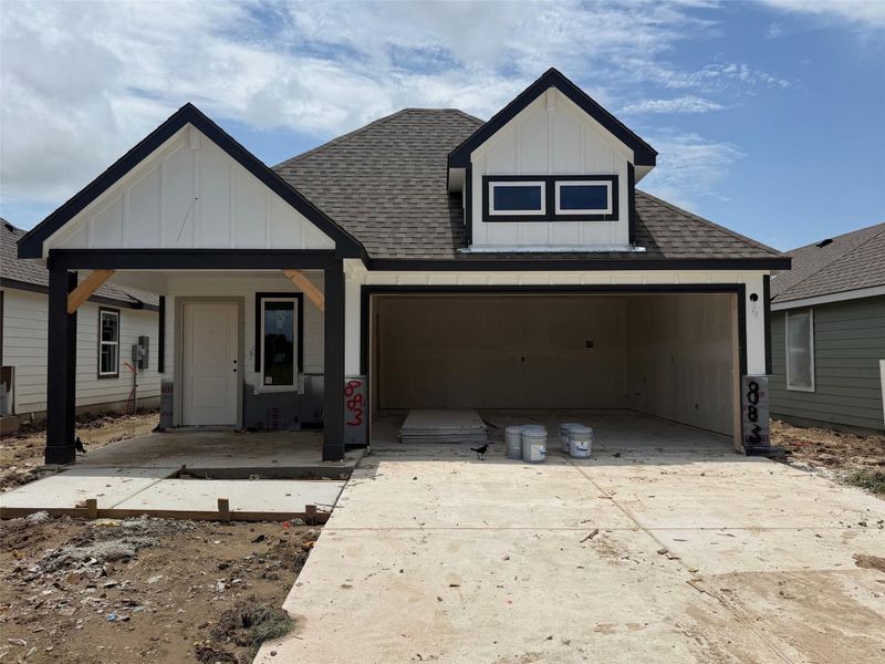 In-progress construction of a new home in Midtown Reserve, College Station, TX (Image 17).