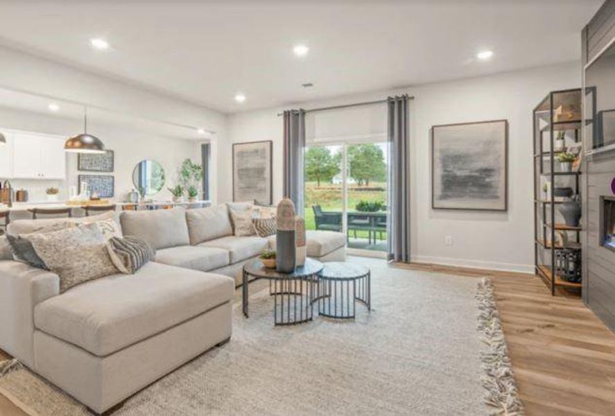 Furnished interior view inside a new home in The Estates at Gainesville Township, Gainesville (Image 20).