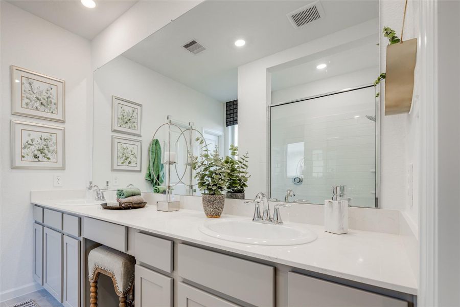 Furnished interior view inside a new home in Anniston, Katy (Image 26).