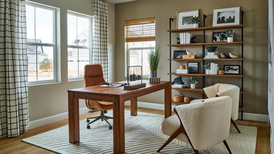 Furnished interior view inside a new home in Macanta, Castle Rock (Image 4). Furnished interior view inside a new home in Macanta, Castle Rock (Image 4).