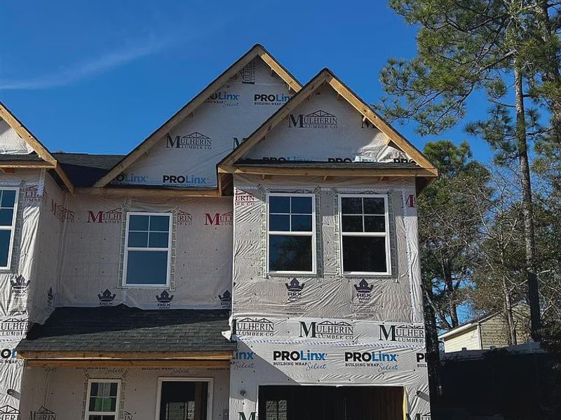 In-progress construction of a new home in Percival Village, Columbia, SC (Image 35).