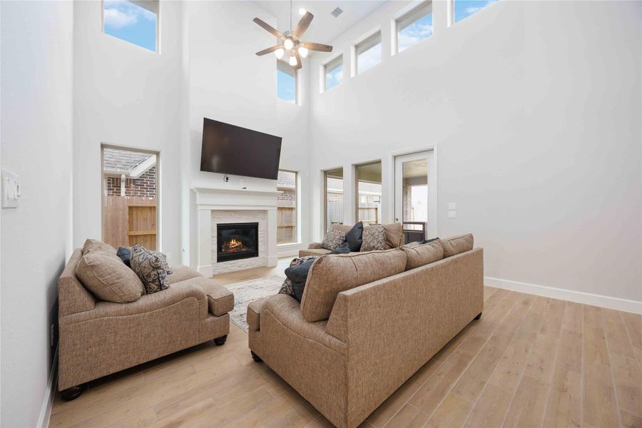 Furnished interior view inside a new home in Marvida 55' - Gated, Cypress (Image 11).