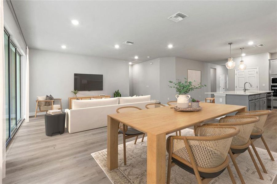 Furnished interior view inside a new home in , Parrish (Image 5).