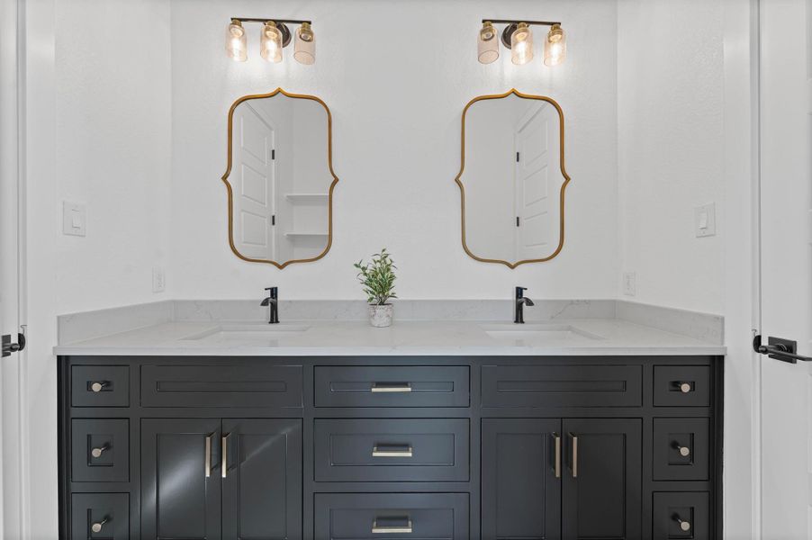 Furnished interior view inside a new home in , Conroe (Image 18).