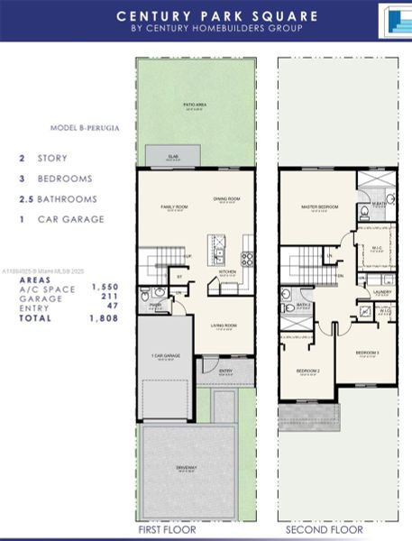 2D floor plan layout of this home in , Homestead, FL (Image 2). 2D floor plan layout of this home in , Homestead, FL (Image 2).