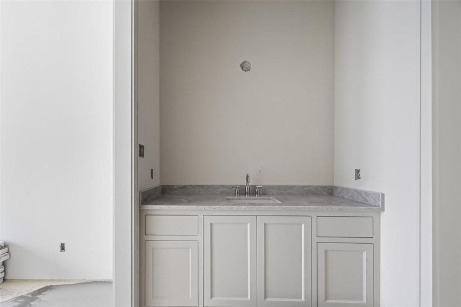 Each secondary bedroom has their own vanity