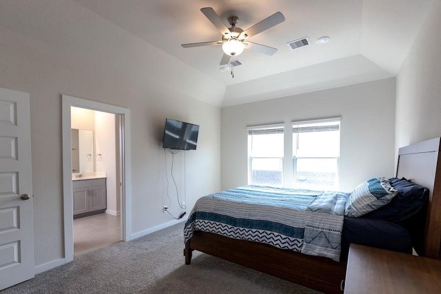Furnished interior view inside a new home in , Houston (Image 19). Furnished interior view inside a new home in , Houston (Image 19).
